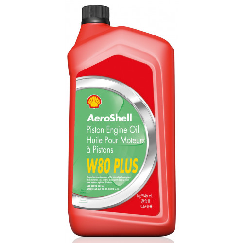 AeroShell W80 Plus - 1 US Quart Bottle or box of 6